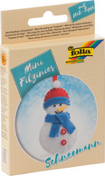 Image folia Mini Filz-Nähset "Filzinies", 14-teilig, Schneemann