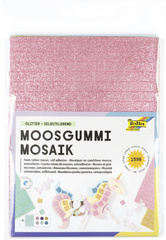 Image folia Moosgummi-Mosaik "Glitter", selbstklebend, 1.596 Teile