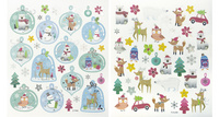 Image folia Weihnachts-Sticker Charming Christmas I
