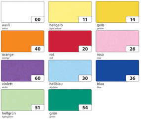 Image folia Transparentpapier, 505 x 700 mm, 115 g/qm, sortiert