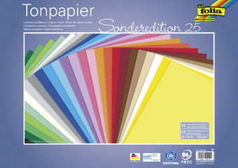 Image folia Tonpapier, (B)500 x (H)700 mm, 130 g/qm, sortiert