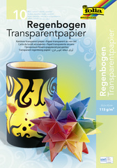Image folia Regenbogen-Transparentpapiermappe, 230 x 320 mm