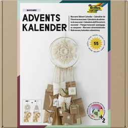Image folia Adventskalender-Set MAKRAMEE, 55-teilig