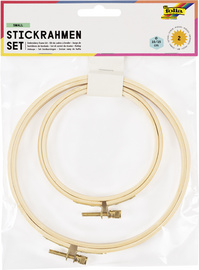 Image folia Holz-Stickrahmen-Set SMALL, 100 und 150 mm