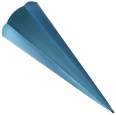 Image folia Metallic-Schultüten-Zuschnitt, 6-eckig, irisierend