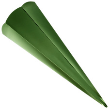 Image folia Metallic-Schultüten-Zuschnitt, 6-eckig, hellgrün