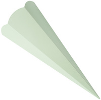 Image folia Schultüten-Zuschnitt, 6-eckig, 680 mm, mint