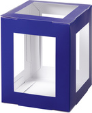 Image folia Mini-Laternen-Zuschnitt, 100 x 100 x 120 mm, blau