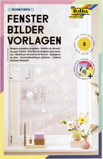 Image folia Fensterbilder-Vorlagen "BLOOM & GROW", inkl. Kreide