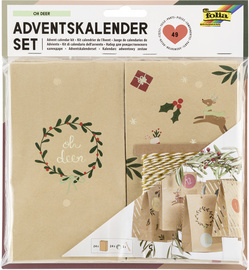 Image folia Adventskalender 24 Adventstütchen OH DEER