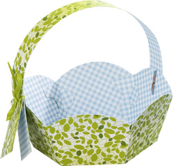 Image folia Geschenkkörbchen aus Motivkarton, Durchm.: 115 mm
