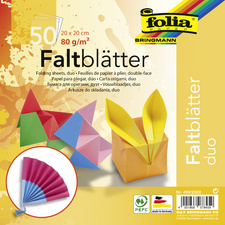 Image folia Faltblätter "DUO", 100 x 100 mm, 50 Blatt