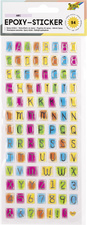 Image folia Epoxy-Sticker ABC, 3D-Effekt
