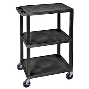Image Tischwagen schwarz 61,0 x 46,0 x 86,5 cm