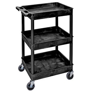 Image Tischwagen schwarz 61,0 x 46,0 x 98,0 cm