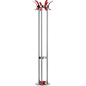 Image ALCO Gaderobenständer 2872-12 Anzahl der Haken: 6 (Ø x H) 42.5 cm x 174 mm Meta