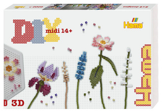 Image Hama Bügelperlen midi Art "Blumenstrauß", Geschenkpackung