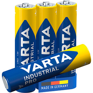 Image VARTA Batterie Industrial Micro  AAA  LR03      4x in Folie