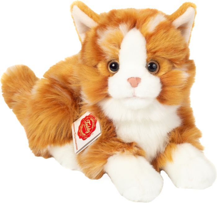 Image Katze liegend, rot getigert, ca. 20 cm