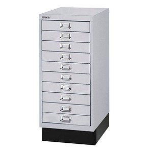 Image BISLEY MultiDrawer™ L2910S Schubladenschrank silber mit 10 Schubladen 27,8 x 38,0 x 67,0 cm