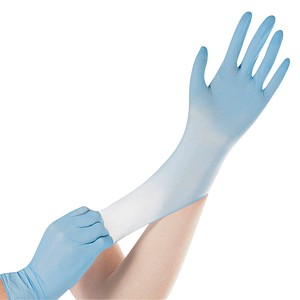 Image HYGOSTAR Nitril-Handschuh "SAFE SUPER STRETCH", XL, blau