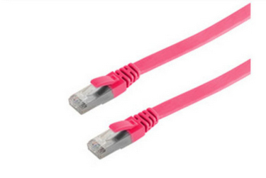 Image SHIVERPEAKS RJ45 Patchkabel S/FTP PIMF Cat.7 magenta 5,0m