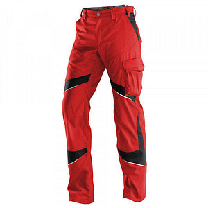 Image KÜBLER® Herren Arbeitshose ACTIVIQ rot, schwarz Größe 42