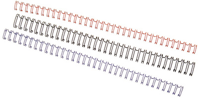 Image GBC WireBind - Bindedraht - 6 mm - 34 Ringe - A4 (210 x 297 mm) - 55 Blätter - 