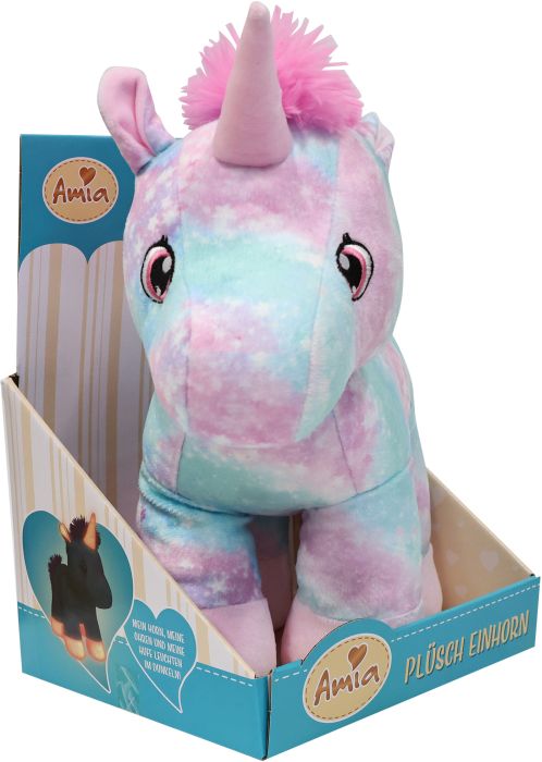Image AM Plüsch Einhorn Glow in the Dark, 30cm