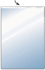 Image HETZEL Ausweishülle, PVC, 1-fach, 0,17 mm, Format: DIN A8