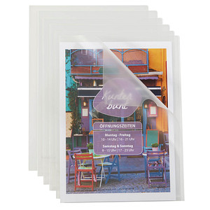 Image 10 FolderSys Sichthüllen Premium DIN A4 transparent genarbt 0,20 mm