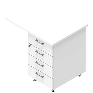 Image Quadrifoglio Standcontainer weiß 4 Auszüge 80,0 x 60,0 x 75,0 cm