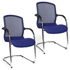 Image 2 Topstar Besucherstühle Open Chair 100 OC590 T38 royalblau Stoff
