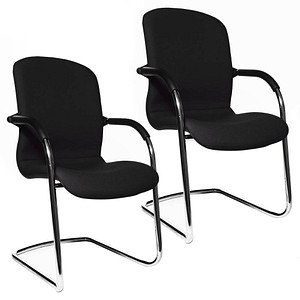 Image 2 Topstar Besucherstühle Open Chair 110 OC690 T20 schwarz Stoff