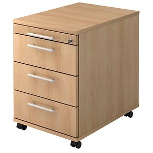 Image HAMMERBACHER AC30 Rollcontainer eiche 4 Auszüge 42,8 x 58,0 x 59,0 cm