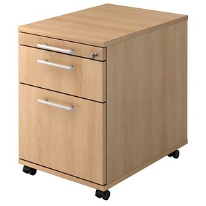 Image HAMMERBACHER AC20 Rollcontainer eiche 3 Auszüge 42,8 x 58,0 x 59,0 cm