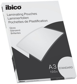 Image ibico Basics Laminierfolientasche, DIN A3, glänzend, 250 mic