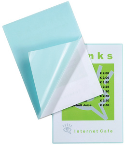 Image GBC Peeln Stick - Laminiertaschen mit selbstklebender Rückseite - 125 Mikron - 