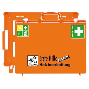 Image SÖHNGEN Erste-Hilfe-Koffer SPEZIAL MT-CD Holzbearbeitung DIN 13157 orange
