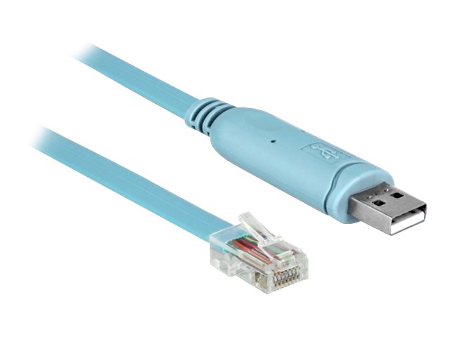 Image  Seriell RS232 RJ45 St 3.0m blau