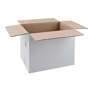 Image 20 Nestler Wellpapp-Faltkartons 1-wellig weiß 31,5 x 22,5 x 23,7 cm Außenmaß