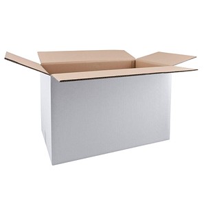 Image 20 Nestler Wellpapp-Faltkartons 2-wellig weiß 61,3 x 36,3 x 37,8 cm Außenmaß