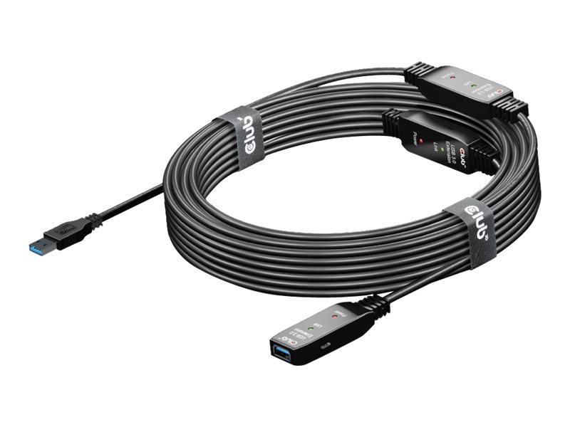 Image CLUB3D USB 3.2 A Verlängerungskabel 15m aktiv  5 Gbps  St/Bu retail