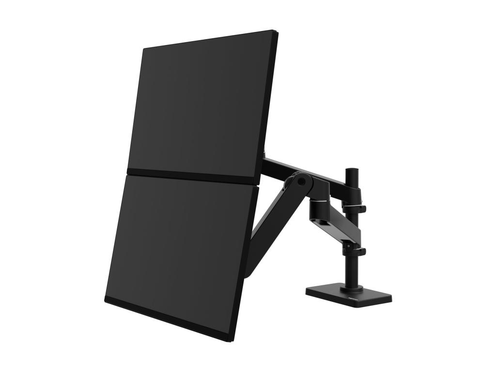 Image ergotron Monitor-Halterung LX Pro Dual Stacking 45-690-292 schwarz für 2 Monitore, Tischbohrung, Tischklemme