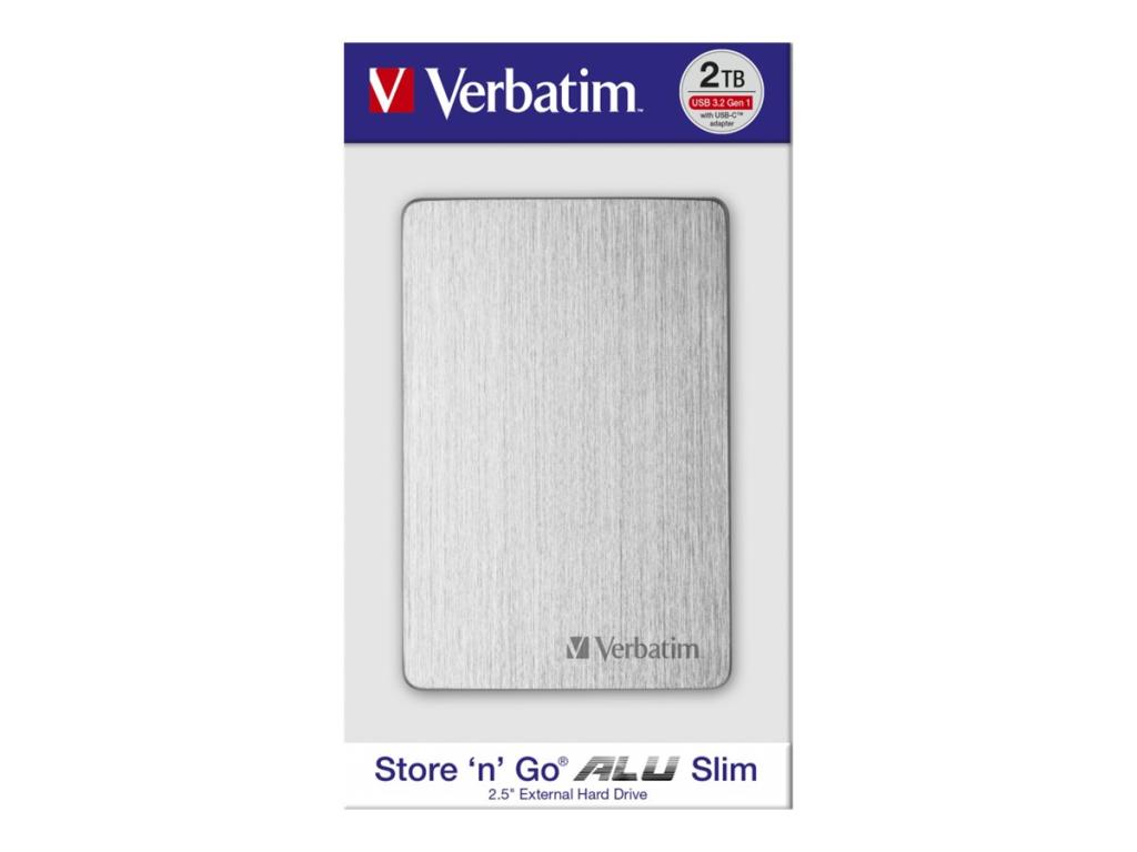 Image VERBATIM Store 'n' Go ALU Slim 2TB