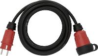 Image BRENNENSTUHL 9161050110 Strom Verlängerungskabel 16 A Schwarz Rot 5 m H07RN-F 3