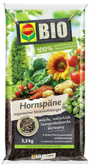 Image COMPO BIO Naturdünger Hornspäne, 2,5 kg Beutel