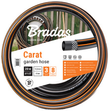 Image Bradas Gartenschlauch CARAT, 1/2", schwarz/orange, 30 m