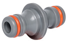 Image Bradas Schlauchverbinder WHITE LINE, 1/2", grau