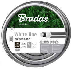 Image Bradas Gartenschlauch WHITE LINE, 3/4", silber/weiß, 30 m